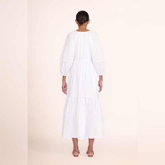 New Staud Elegant Brown Maxi Dress size 4 - Picture 8 of 8